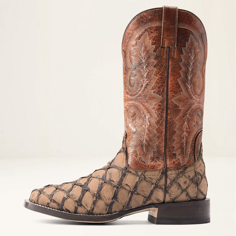 Ariat Deep Water Western Boot Aged Tan Piraruci Polska | DSJCYH-579