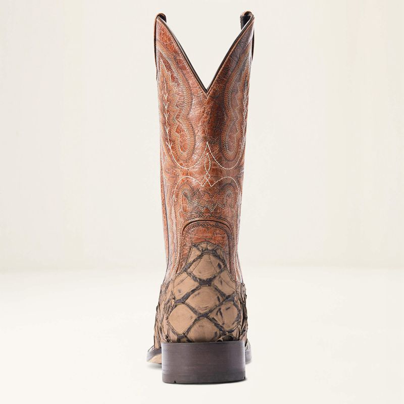 Ariat Deep Water Western Boot Aged Tan Piraruci Polska | DSJCYH-579