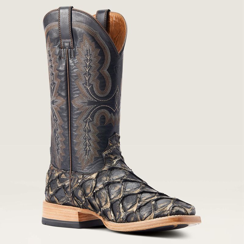 Ariat Deep Water Western Boot Czarne Polska | CTQDJK-840