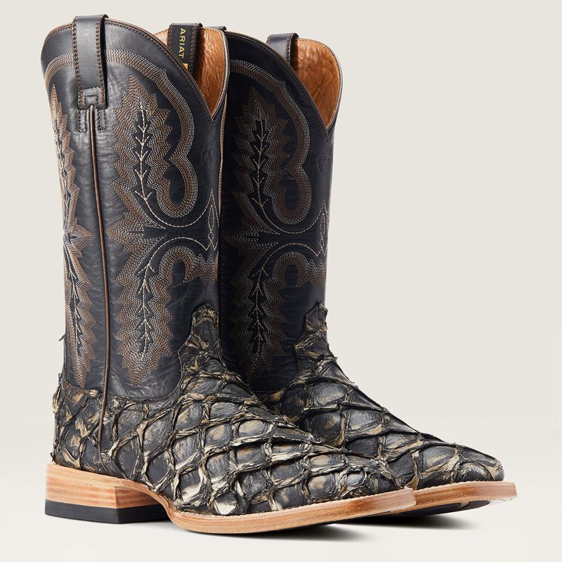 Ariat Deep Water Western Boot Czarne Polska | CTQDJK-840