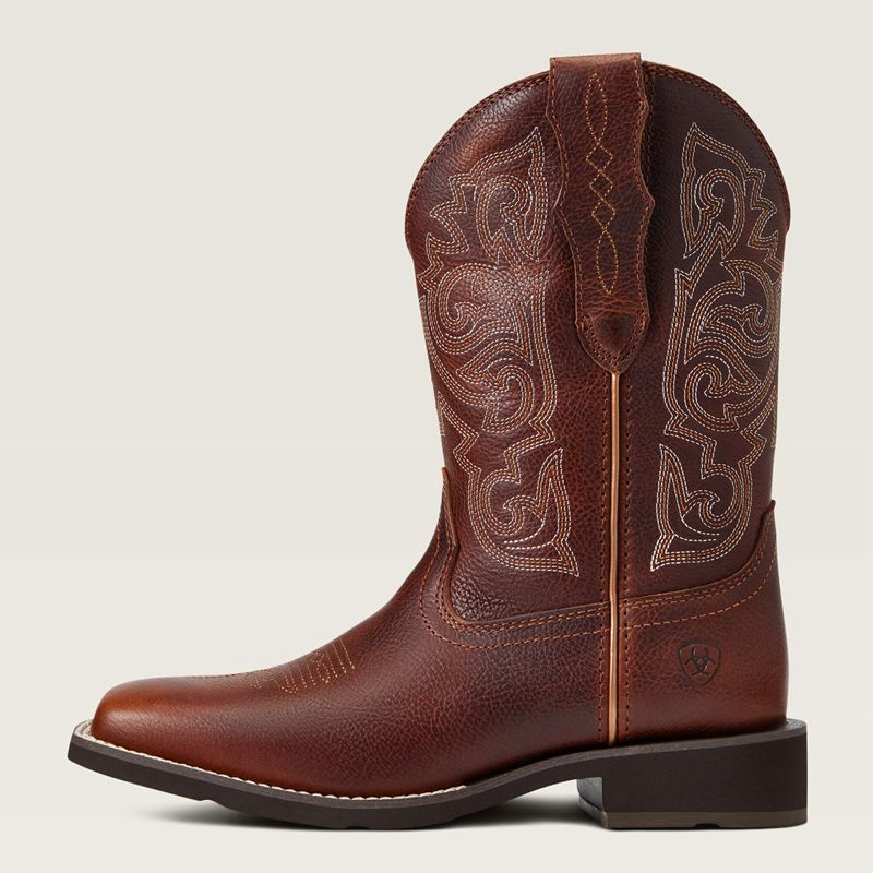 Ariat Delilah Stretchfit Western Boot Spiced Cider Polska | CPQZVR-016