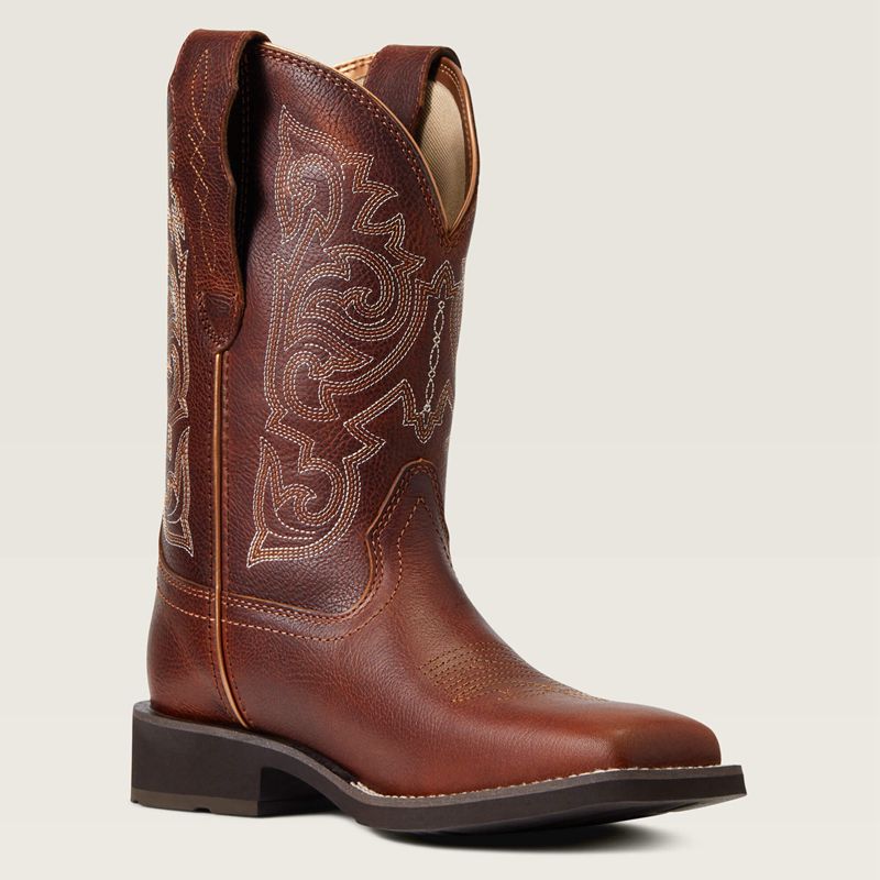 Ariat Delilah Stretchfit Western Boot Spiced Cider Polska | CPQZVR-016