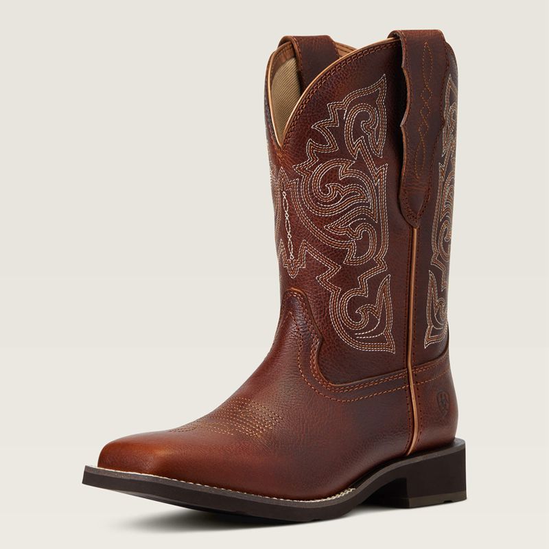 Ariat Delilah Stretchfit Western Boot Spiced Cider Polska | CPQZVR-016