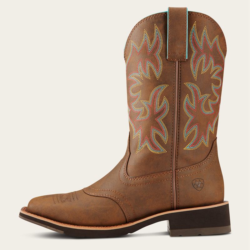 Ariat Delilah Western Boot Brązowe Polska | RTWUPD-417