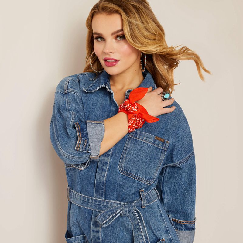 Ariat Denim Jumpsuit Georgia Polska | USRPQE-825