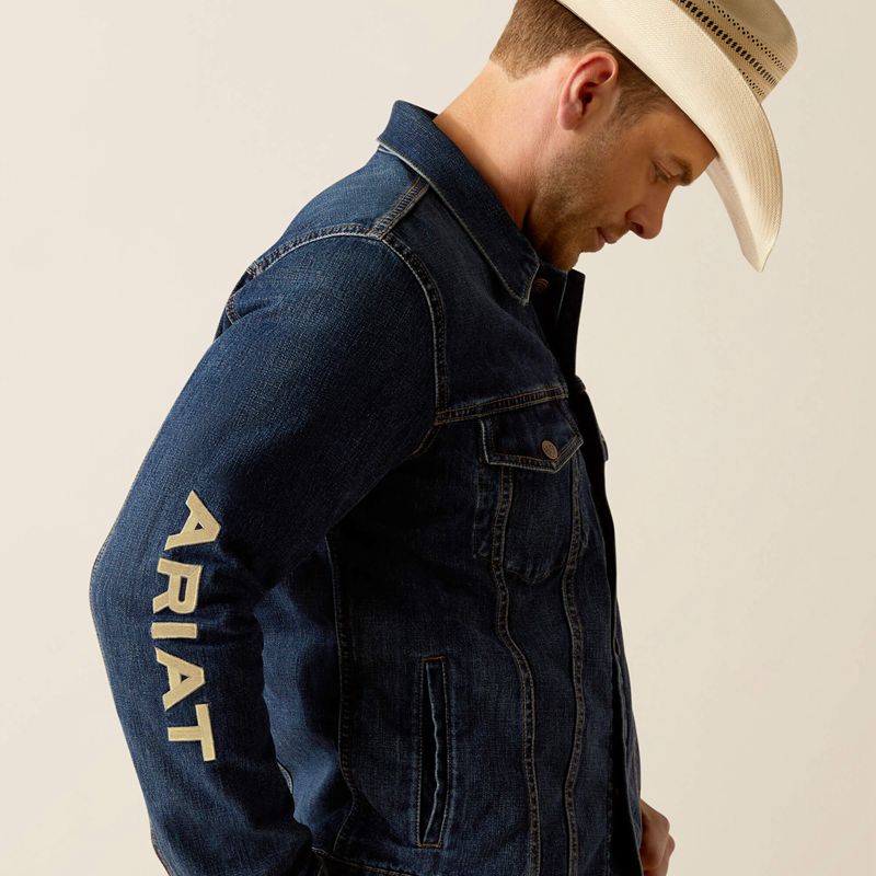 Ariat Denim Team Trucker Jacket Richford Polska | ERGHFN-398