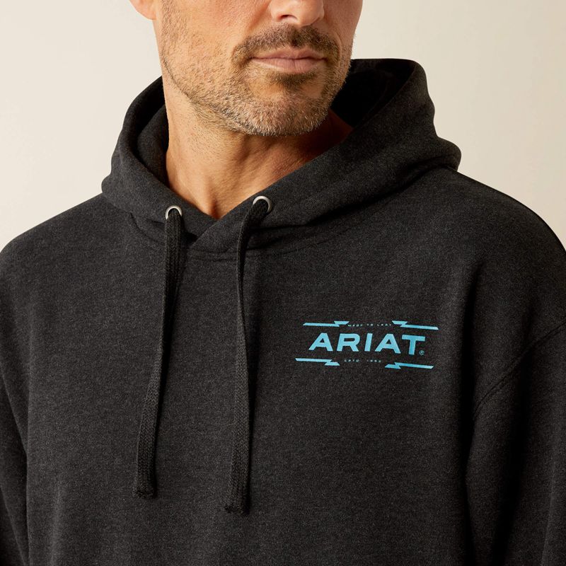 Ariat Diamond Canyon Hoodie Czarne Polska | TRMOWV-632