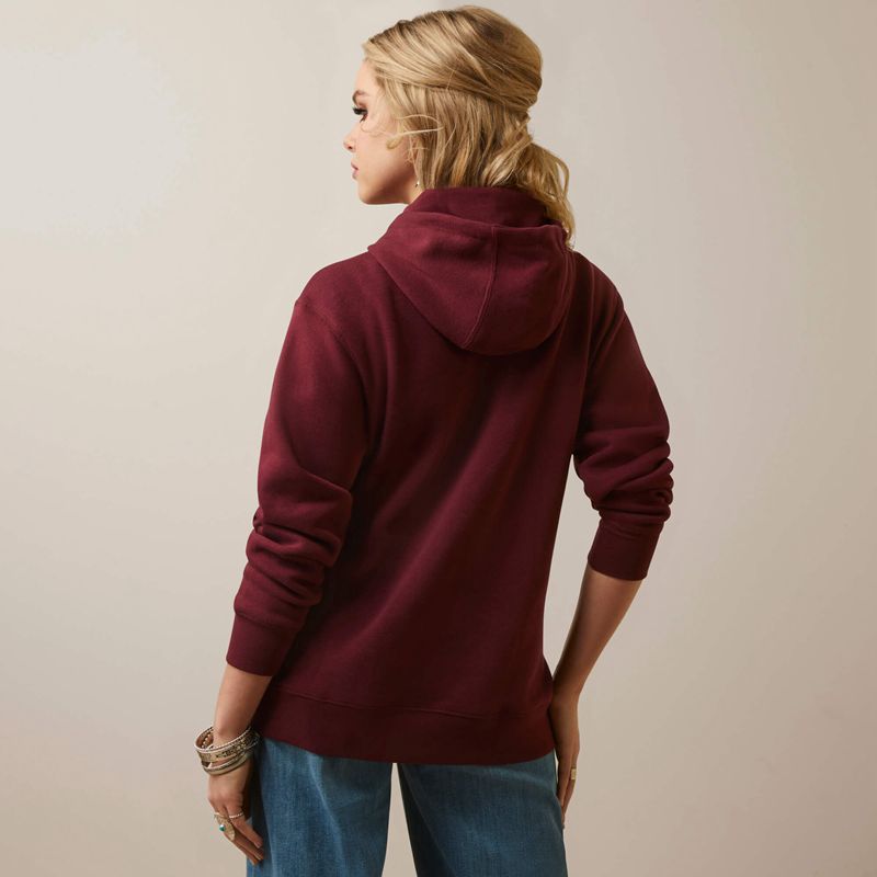 Ariat Diamond Hoodie Twany Port Polska | WBOVSE-975