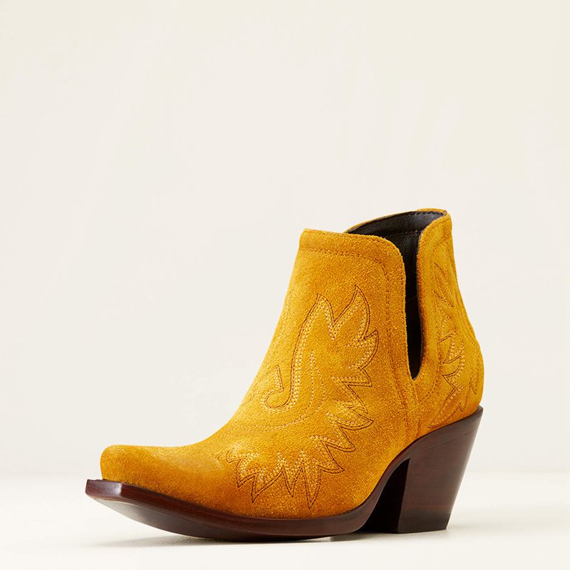 Ariat Dixon Bootie Gilded Suede Polska | CUYAKR-508