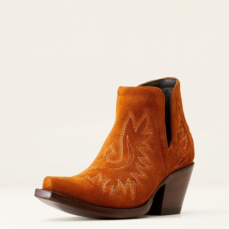 Ariat Dixon Bootie Penny Suede Polska | LRTDXC-795