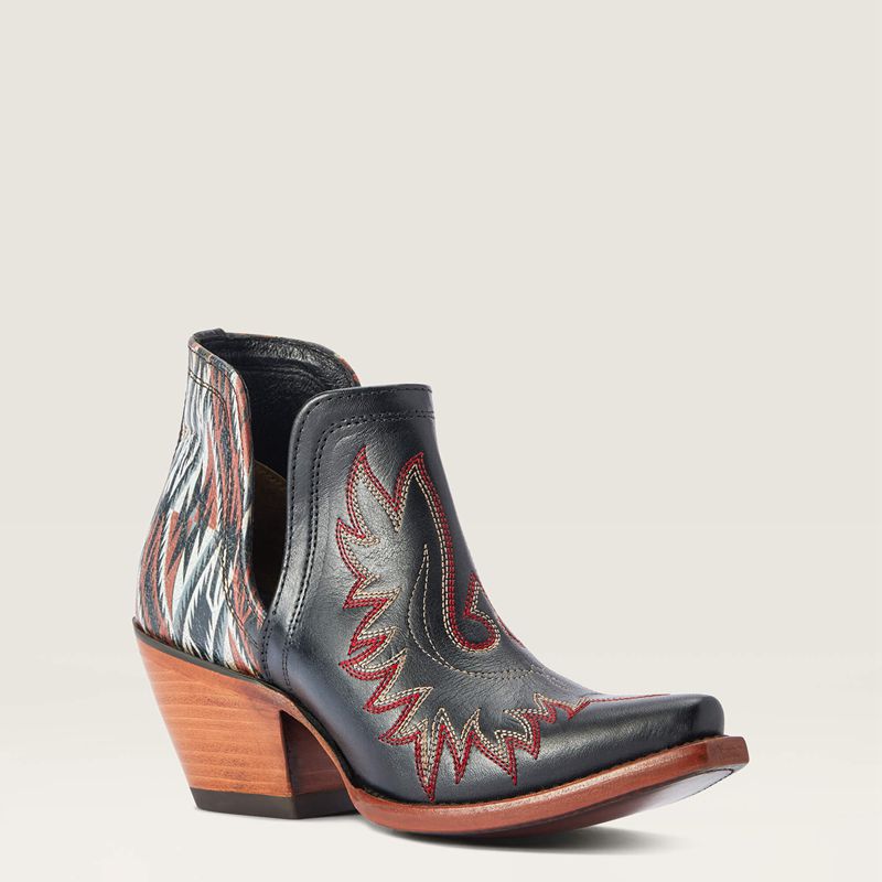 Ariat Dixon Chimayo Western Boot Czarne Polska | SOHXGJ-384