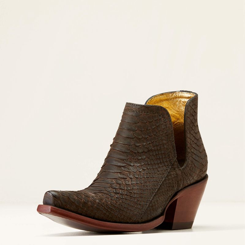 Ariat Dixon Python Western Boot Czekolada Polska | FXLYIO-593