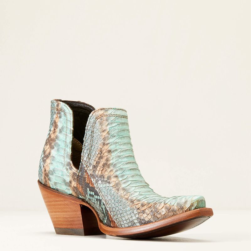 Ariat Dixon Python Western Boot Turkusowe Polska | VWIPMB-347