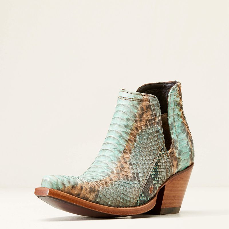 Ariat Dixon Python Western Boot Turkusowe Polska | VWIPMB-347