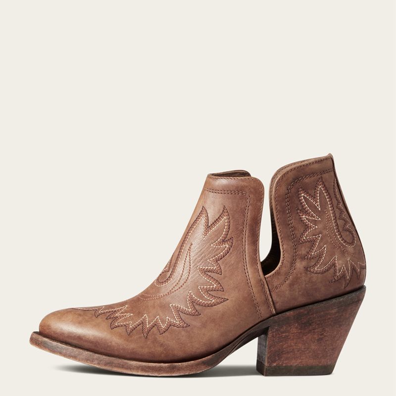 Ariat Dixon R Toe Western Boot Brązowe Polska | OCGAUQ-206