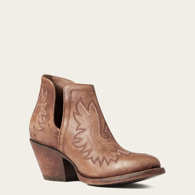 Ariat Dixon R Toe Western Boot Brązowe Polska | OCGAUQ-206