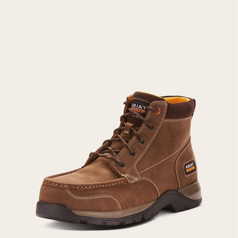 Ariat Edge Lte Chukka Composite Toe Work Boot Ciemny Brązowe Polska | ZIJRSW-875