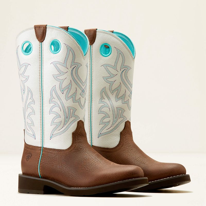 Ariat Elko Western Boot Ciemny Polska | NIKLHB-506