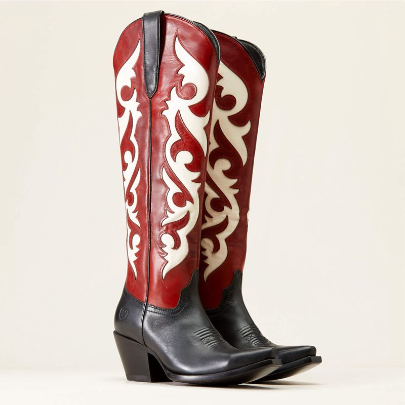 Ariat Elvira Stretchfit Western Boot Czarne Polska | PKTZYC-106