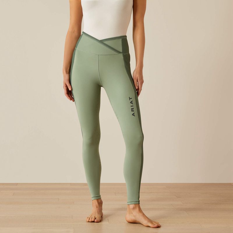 Ariat Eos Chic Half Grip Tight Lily Pad Polska | CEUGJZ-698