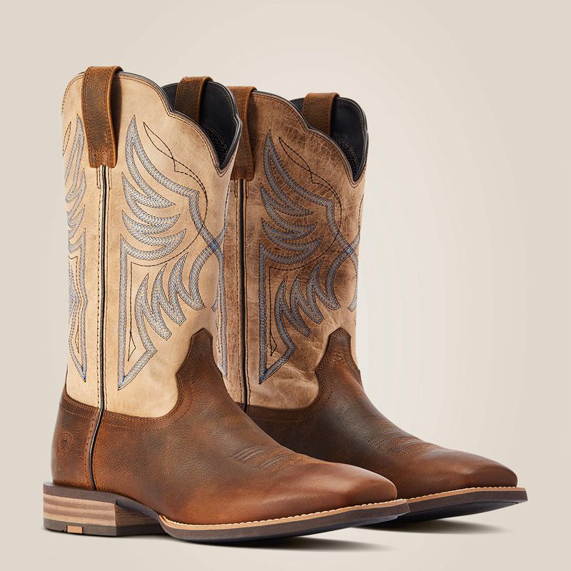 Ariat Everlite Blazin Western Boot Whole Wheat Polska | RSUGHI-416