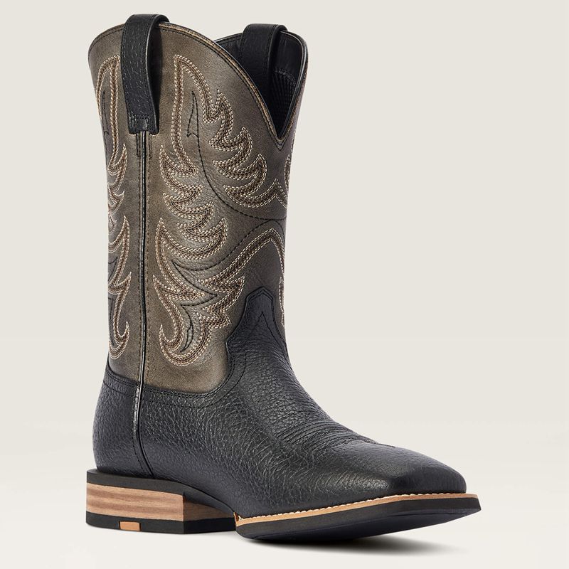 Ariat Everlite Countdown Western Boot Czarne Polska | RTQUFY-478