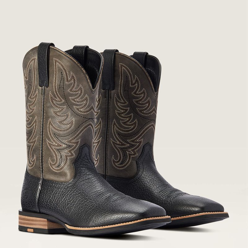 Ariat Everlite Countdown Western Boot Czarne Polska | RTQUFY-478