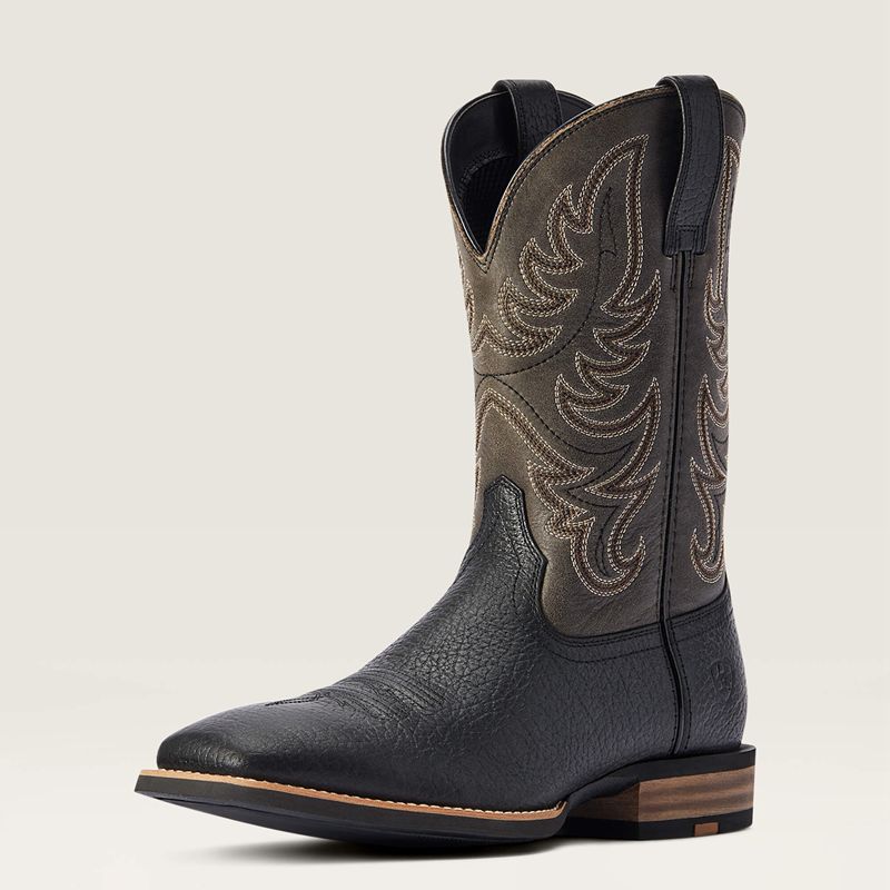 Ariat Everlite Countdown Western Boot Czarne Polska | RTQUFY-478