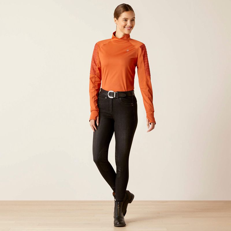 Ariat Facet Baselayer Burnt Brick Polska | RKOWDX-051