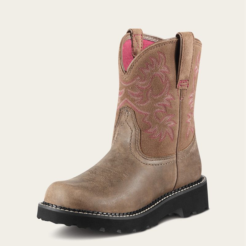 Ariat Fatbaby Western Boot Brązowe Polska | FABXME-190