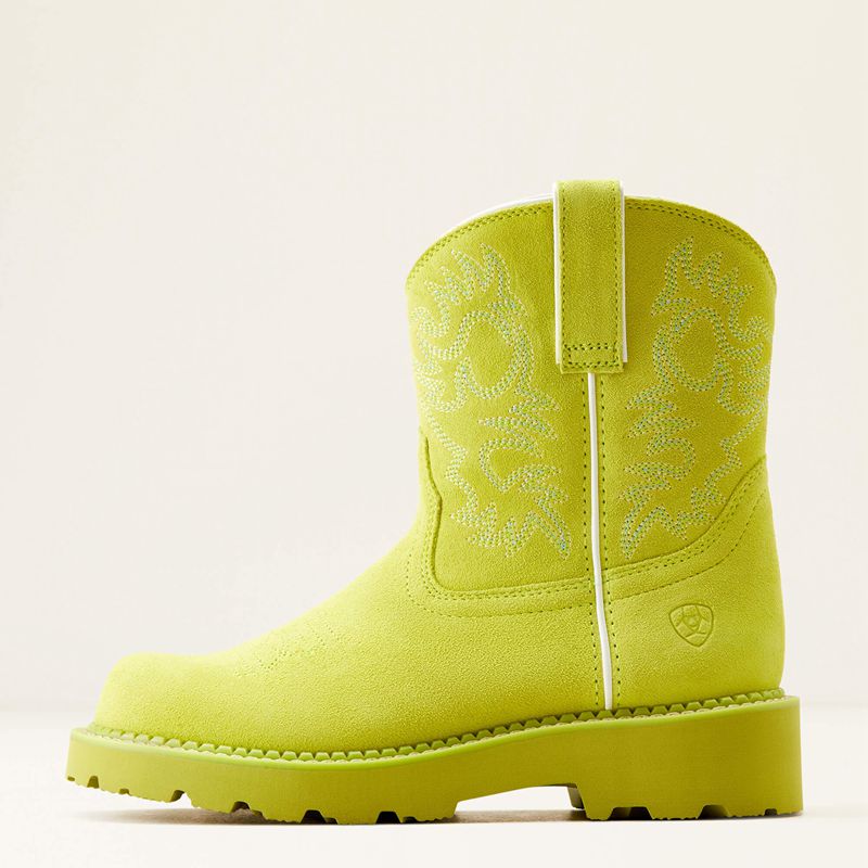 Ariat Fatbaby Western Boot Electric Lime Polska | BMEPAO-395