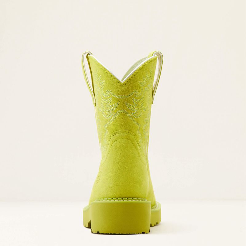 Ariat Fatbaby Western Boot Electric Lime Polska | BMEPAO-395