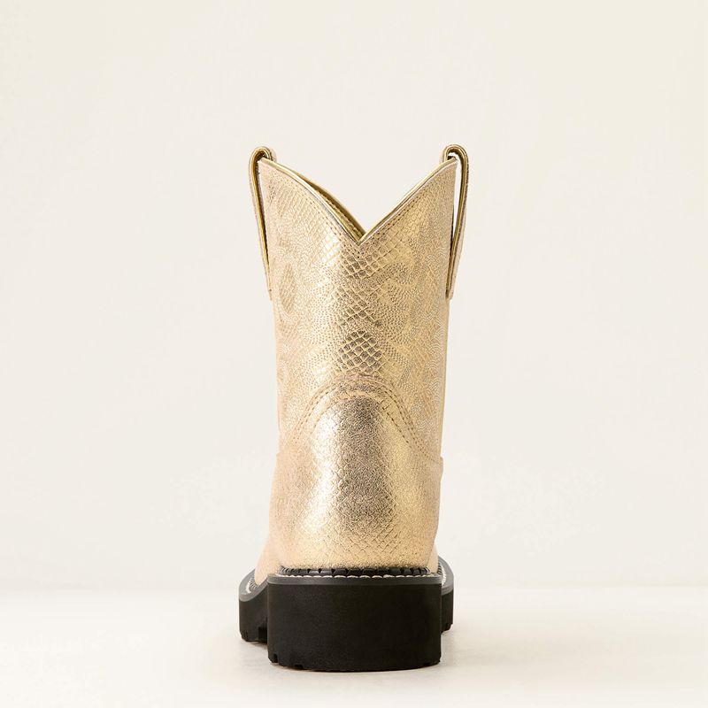 Ariat Fatbaby Western Boot Gilded Lizard Emboss Polska | GRXIZH-591