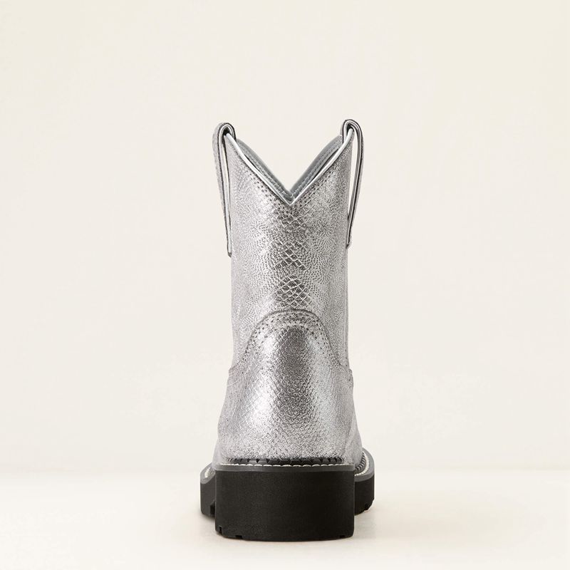 Ariat Fatbaby Western Boot Gunmetal Lizard Emboss Polska | SUFZBV-801