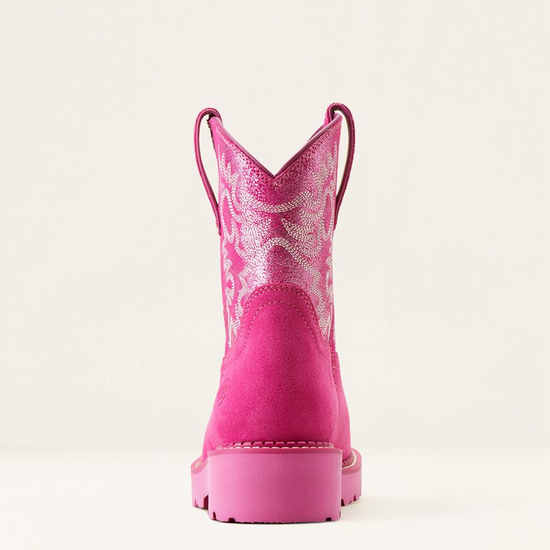 Ariat Fatbaby Western Boot Hottest Pink/Pink Metallic Polska | JQGLUK-328