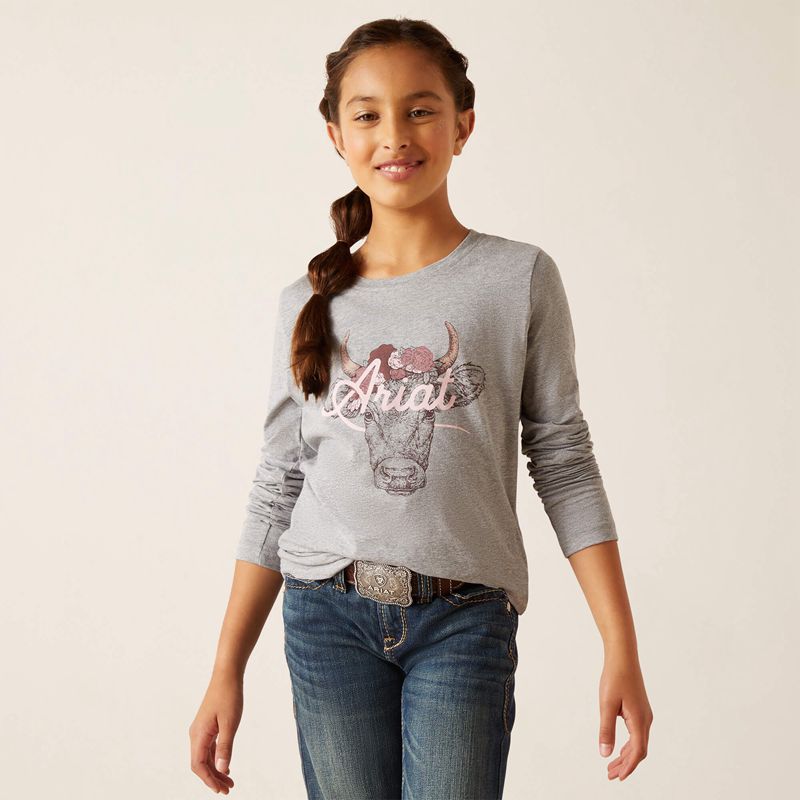 Ariat Fawna T-Shirt Szare Polska | SACTDN-206