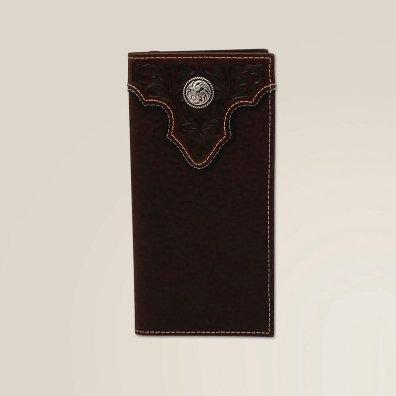 Ariat Filigree Top Rodeo Wallet Brn Brązowe Polska | OLANDS-598