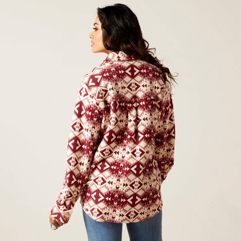 Ariat Fillmore Shirt Jacket Fillmore Sw Print Polska | KOALDF-719