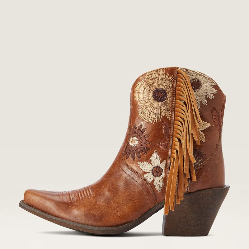 Ariat Florence Western Boot Tangled Tan Polska | XKLAYQ-501