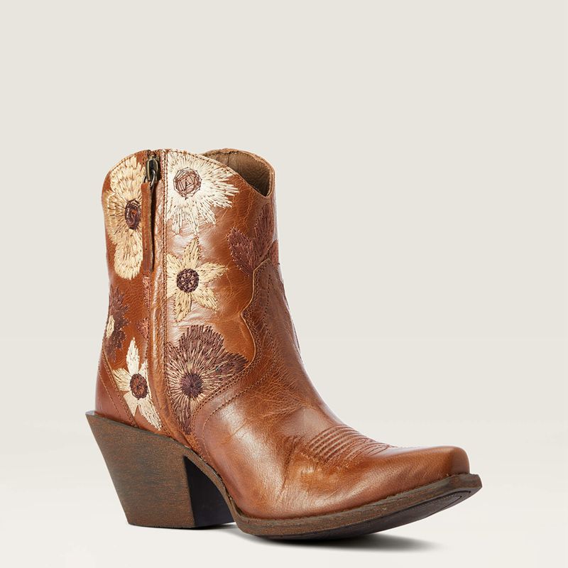 Ariat Florence Western Boot Tangled Tan Polska | XKLAYQ-501