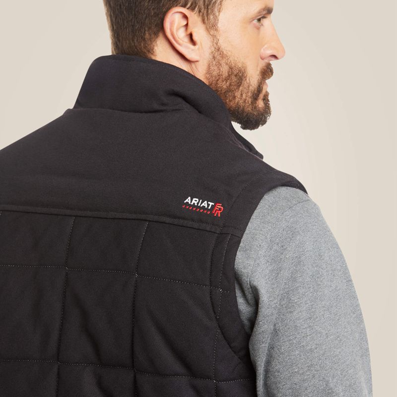 Ariat Fr Crius Insulated Vest Czarne Polska | TUBDMO-501