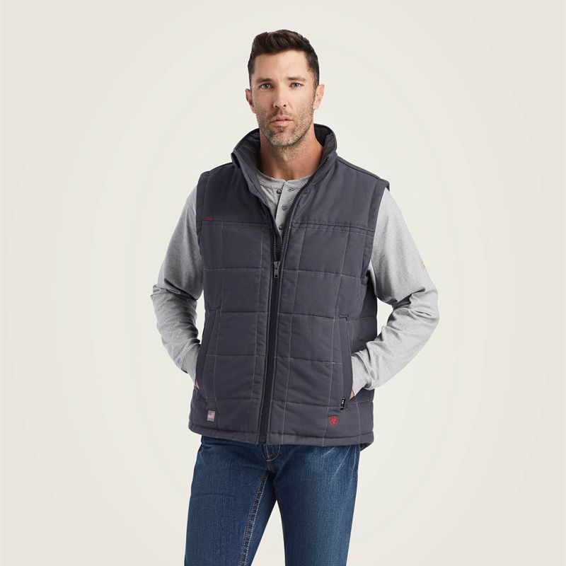 Ariat Fr Crius Insulated Vest Szare Polska | HXILMA-209