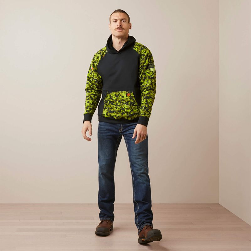 Ariat Fr Durastretch Patriot Hoodie Camo Polska | UYFDXI-879