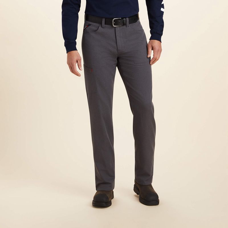 Ariat Fr M4 Relaxed Crossfire Straight Pant Szare Polska | GHDYIE-680