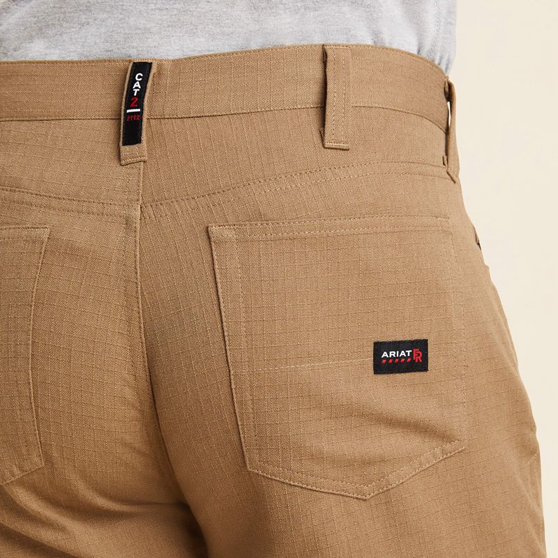 Ariat Fr M4 Relaxed Crossfire Straight Pant Khaki Polska | OMAYRE-287