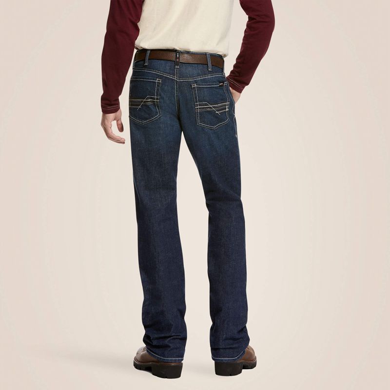 Ariat Fr M4 Relaxed Durastretch Lineup Stackable Straight Leg Jean Platyna Polska | LTDXYO-870