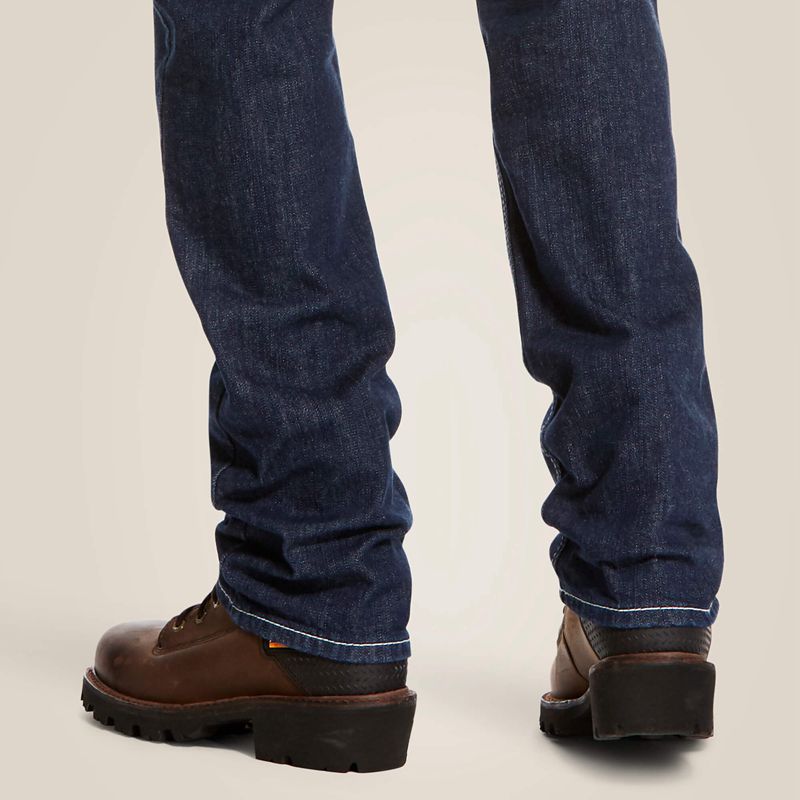 Ariat Fr M4 Relaxed Durastretch Lineup Stackable Straight Leg Jean Platyna Polska | LTDXYO-870