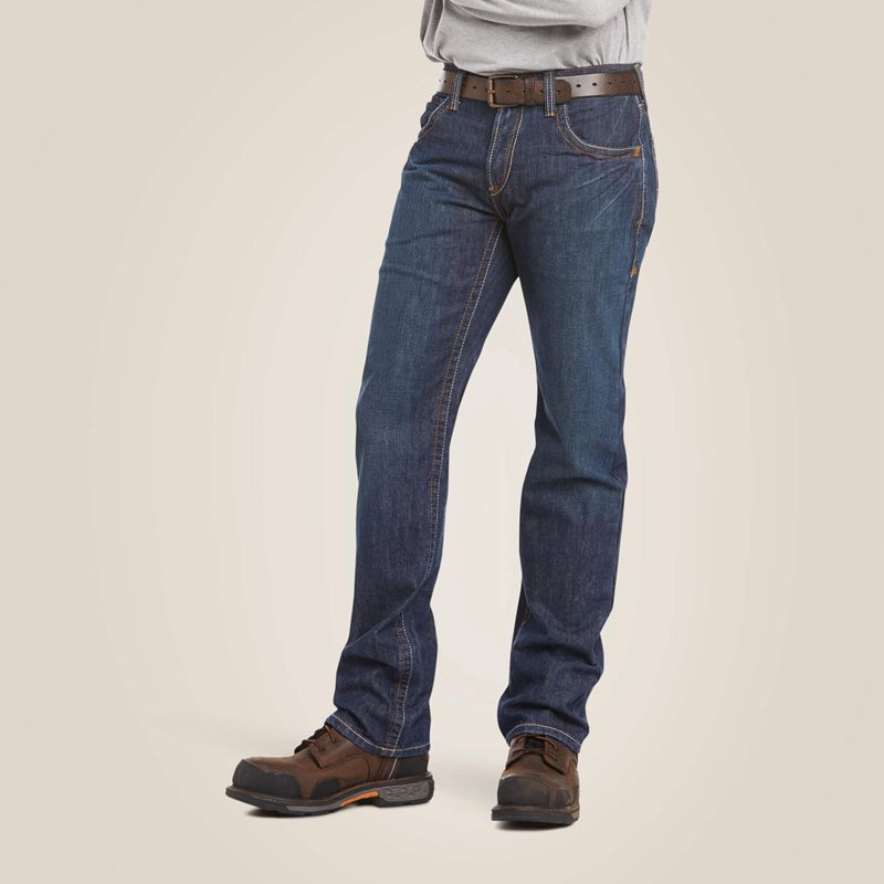 Ariat Fr M5 Straight Basic Stackable Straight Leg Jean Shale Polska | ZYEXSR-407