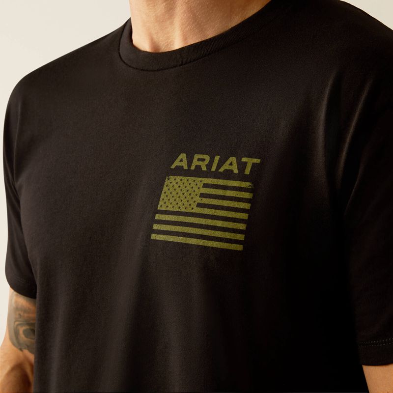 Ariat Freedom T-Shirt Czarne Polska | OQVIHK-120