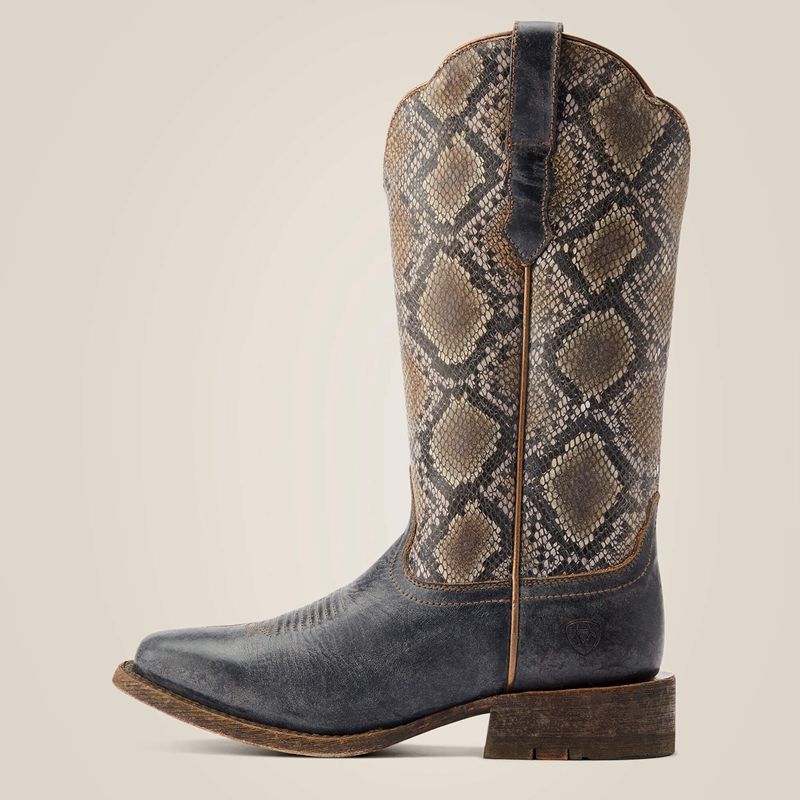 Ariat Frontier Farrah Western Boot Czarne Polska | TGLWYR-053